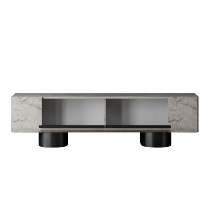 Έπιπλο τηλεόρασης Haven Megapap χρώμα travertine 180x30x50εκ. - Hippiehome.gr