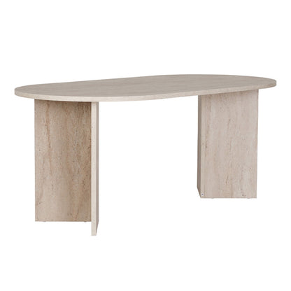 Τραπέζι Sablin Megapap χρώμα travertine 180x89,5x75εκ. - Hippiehome.gr