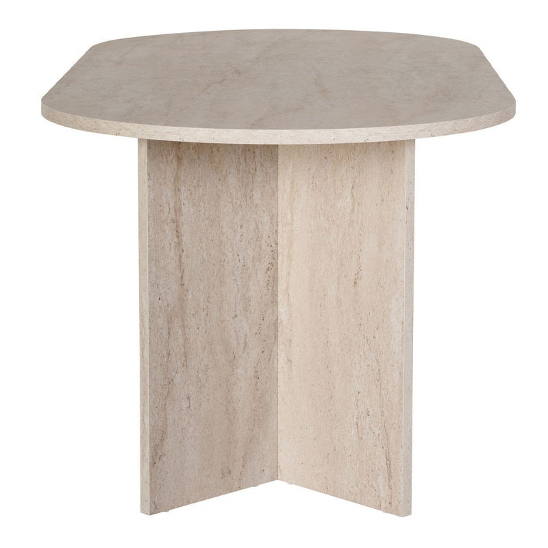 Τραπέζι Sablin Megapap χρώμα travertine 180x89,5x75εκ. - Hippiehome.gr