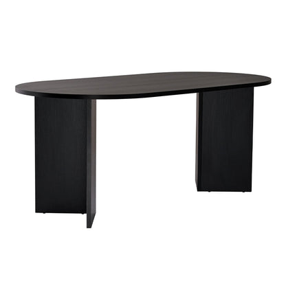 Τραπέζι Sablin Megapap χρώμα black wood 180x89,5x75εκ. - Hippiehome.gr