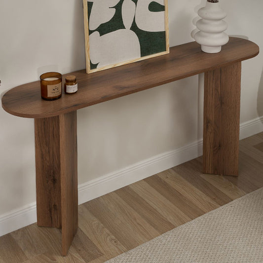 Κονσόλα Sira Megapap χρώμα καρυδί 150x35x75εκ. - Hippiehome.gr