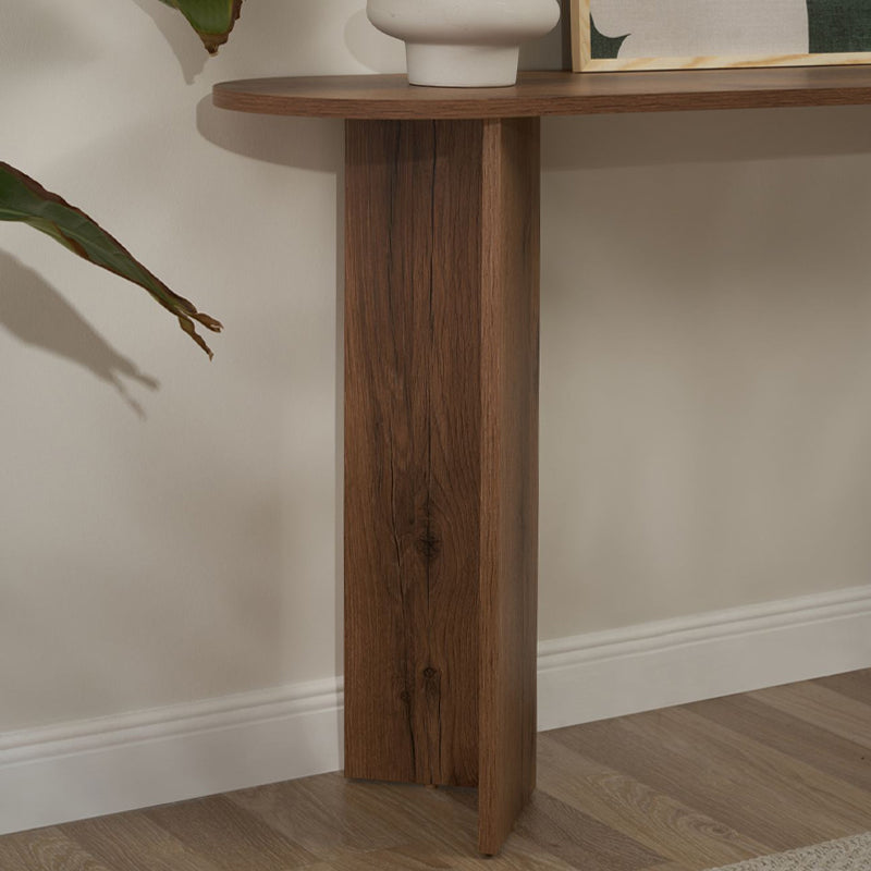 Κονσόλα Sira Megapap χρώμα καρυδί 150x35x75εκ. - Hippiehome.gr