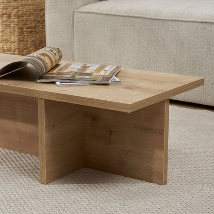 Τραπεζάκι σαλονιού Harbor Megapap χρώμα sapphire oak 120x45x30εκ. - Hippiehome.gr