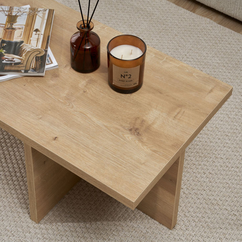 Τραπεζάκι σαλονιού Harbor Megapap χρώμα sapphire oak 120x45x30εκ. - Hippiehome.gr