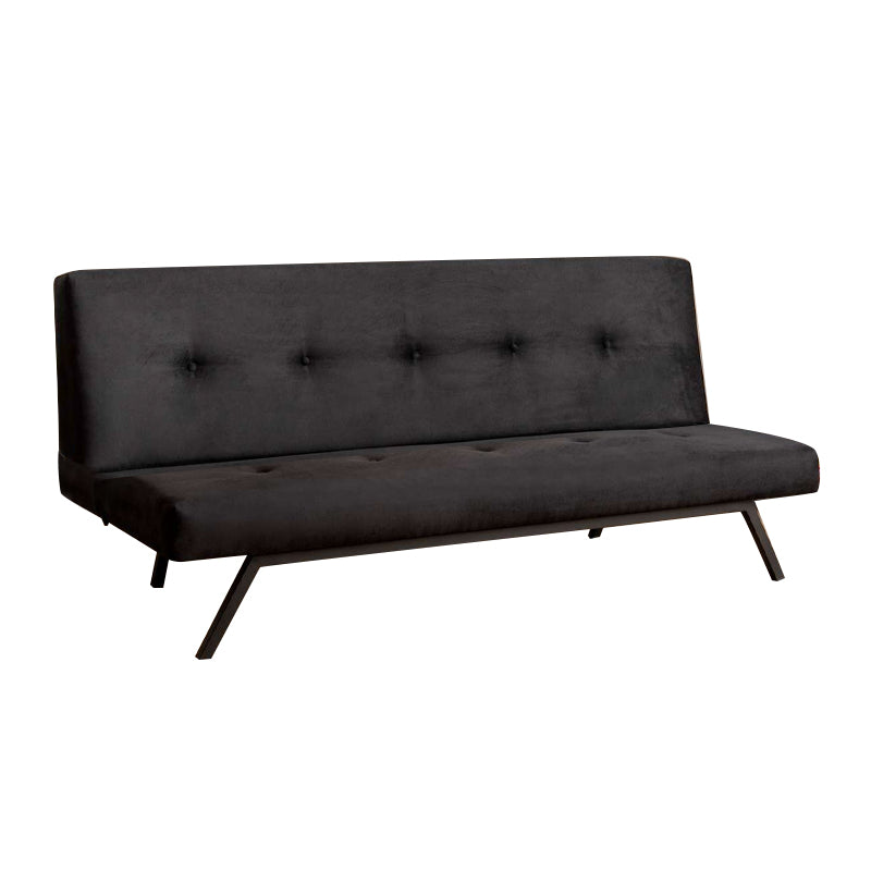 Καναπές - κρεβάτι Zola Megapap τριθέσιος υφασμάτινος χρώμα μαύρο 180x64x78εκ. - Hippiehome.gr