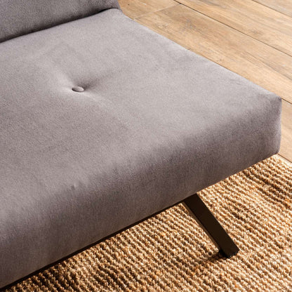 Καναπές - κρεβάτι Zola Megapap τριθέσιος υφασμάτινος χρώμα γκρι 180x64x78εκ. - Hippiehome.gr