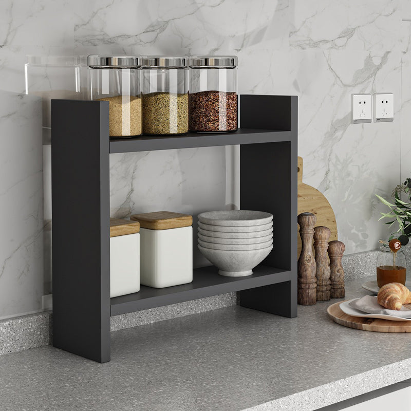 Ραφιέρα κουζίνας Denver Megapap χρώμα ανθρακί 34x10x30εκ. - Hippiehome.gr