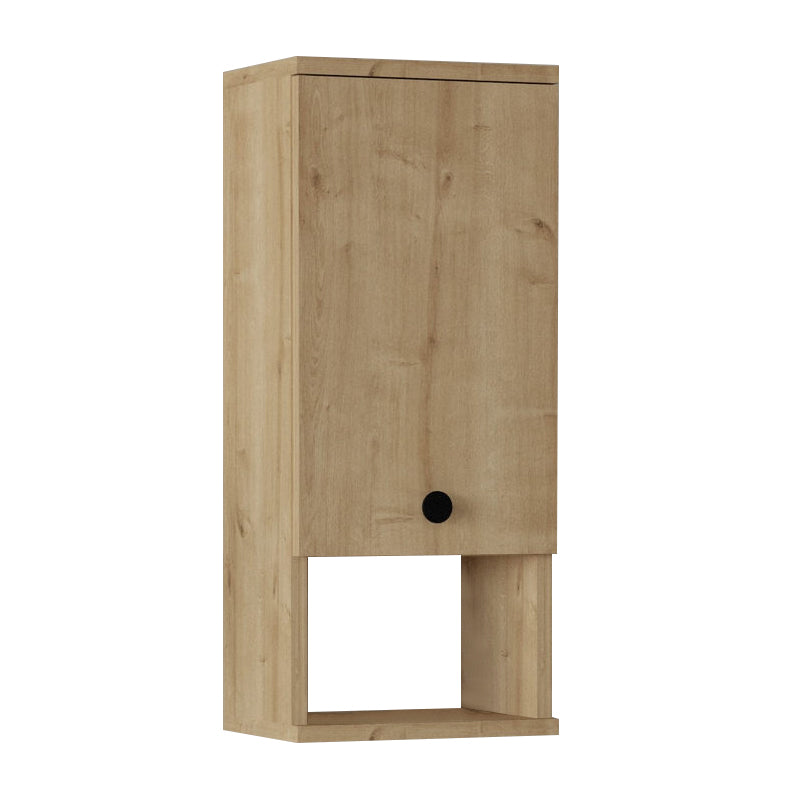 Ντουλάπι μπάνιου επιτοίχιο Mis Megapap χρώμα sapphire oak 30x21,8x71εκ. - Hippiehome.gr