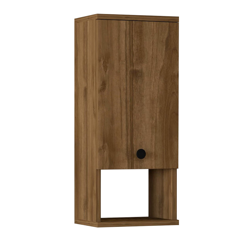 Ντουλάπι μπάνιου επιτοίχιο Mis Megapap χρώμα καρυδί 30x21,8x71εκ. - Hippiehome.gr