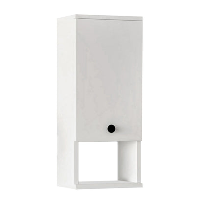 Ντουλάπι μπάνιου επιτοίχιο Mis Megapap χρώμα λευκό 30x21,8x71εκ. - Hippiehome.gr