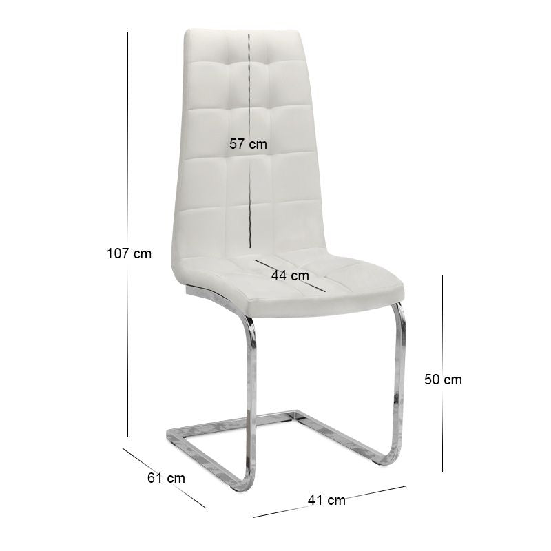 Σετ τραπεζαρία 5τμχ Darlen - Vela Megapap χρώμα λευκό εφέ μαρμάρου - λευκό 125x72x74εκ. - Hippiehome.gr