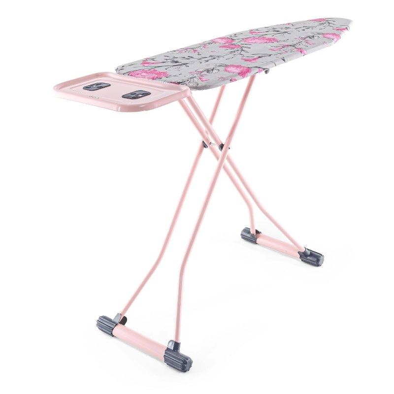 Ironing board Adriana Perilla metallic color pink 125x45x93cm.