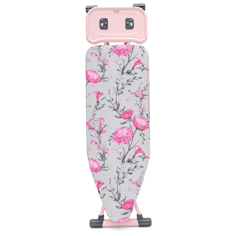 Ironing board Adriana Perilla metallic color pink 125x45x93cm.