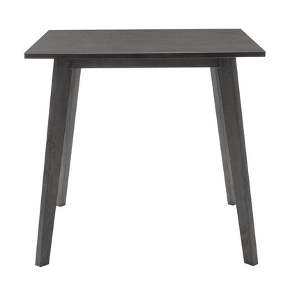 Tραπεζαρία Benson - Orlean pakoworld σετ 5τμχ rustic grey - ύφασμα γκρι 80x80x75εκ - Hippiehome.gr