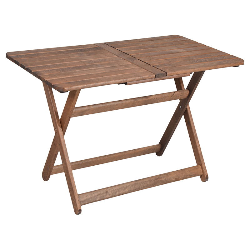 Tραπεζαρία Retto σετ 5τμχ μασίφ ξύλο οξιάς καρυδί-μπορντό 120x75x71εκ - Hippiehome.gr