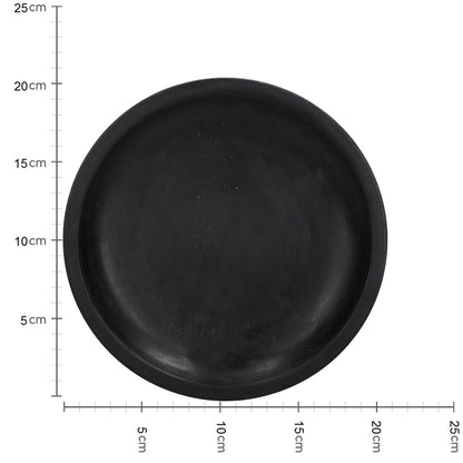 Δίσκος ArteLibre Μαύρο Ξύλο 20.3x20.3x2.5cm - Hippiehome.gr