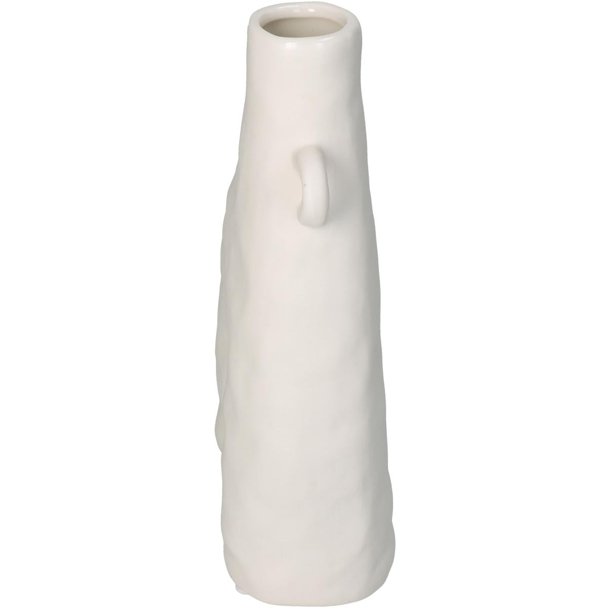 Βάζο ArteLibre Λευκό Πορσελάνη 13.7x5.9x19.9cm - Hippiehome.gr