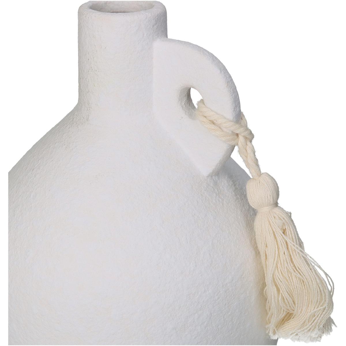 Βάζο ArteLibre Λευκό Δολομίτης 14x14x20.9cm - Hippiehome.gr