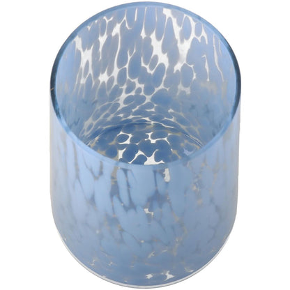 Βάζο ArteLibre Μπλε Γυαλί 14.5x14.5x19cm - Hippiehome.gr