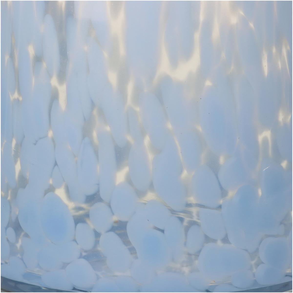 Βάζο ArteLibre Μπλε Γυαλί 14.5x14.5x19cm - Hippiehome.gr