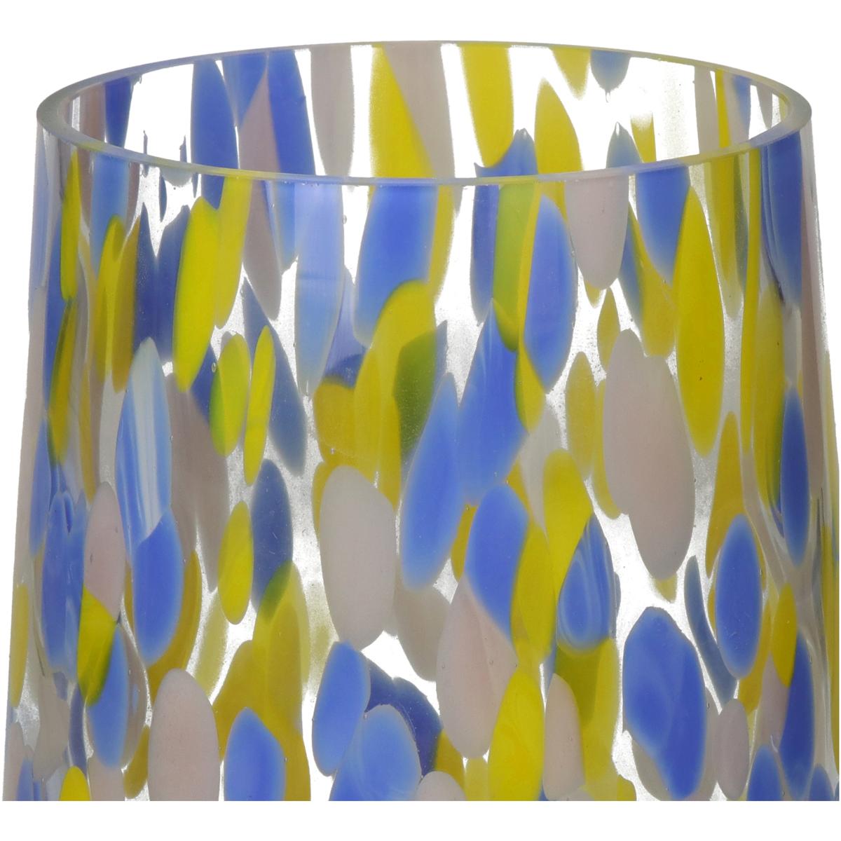 Βάζο ArteLibre Πολύχρωμο Γυαλί 14.5x14.5x19cm - Hippiehome.gr