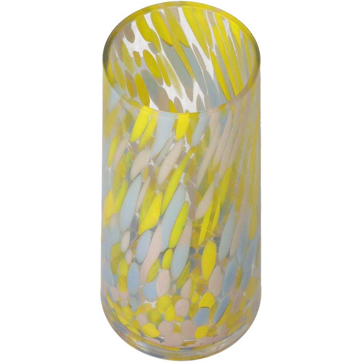 Βάζο ArteLibre Πολύχρωμο Γυαλί 12x12x25cm - Hippiehome.gr