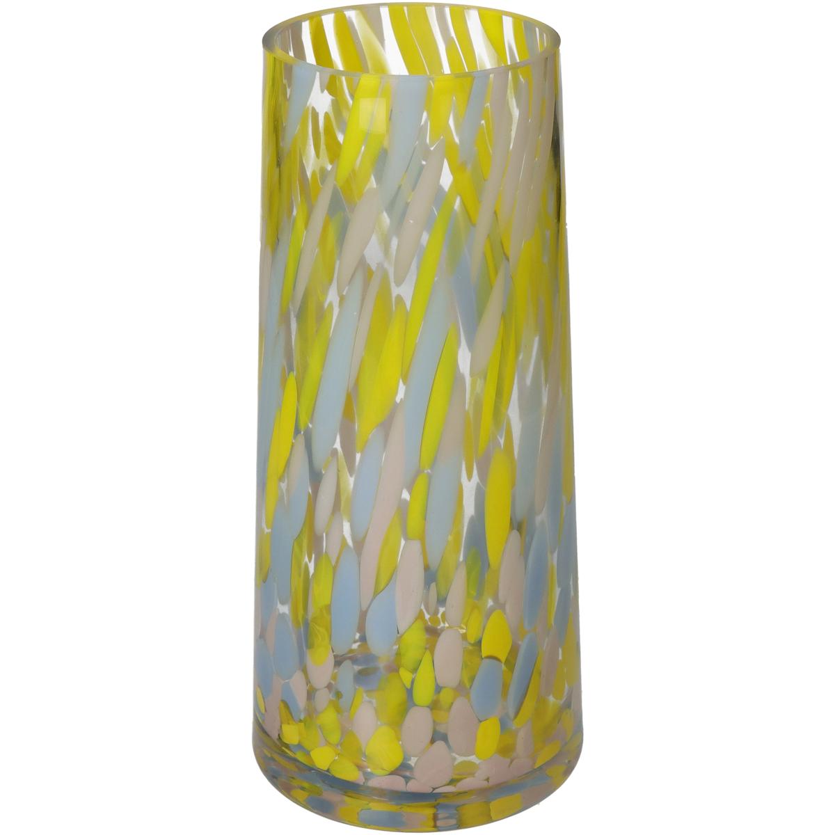 Βάζο ArteLibre Πολύχρωμο Γυαλί 12x12x25cm - Hippiehome.gr