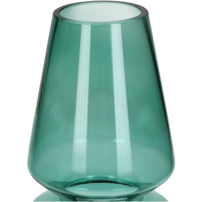Βάζο ArteLibre Πράσινο Γυαλί 7x7x25cm - Hippiehome.gr