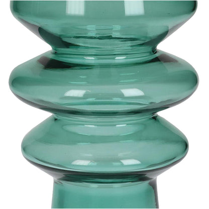 Βάζο ArteLibre Πράσινο Γυαλί 7x7x25cm - Hippiehome.gr