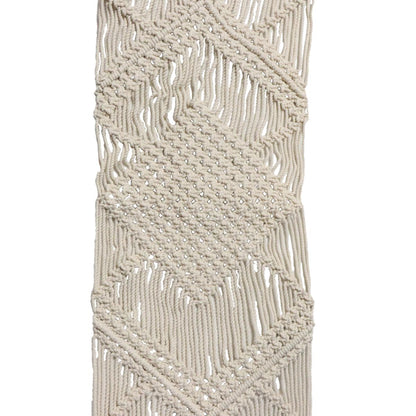 Ράνερ Τραπεζιού ArteLibre Μακραμέ Φυσικό Βαμβακερό 33x190cm - Hippiehome.gr