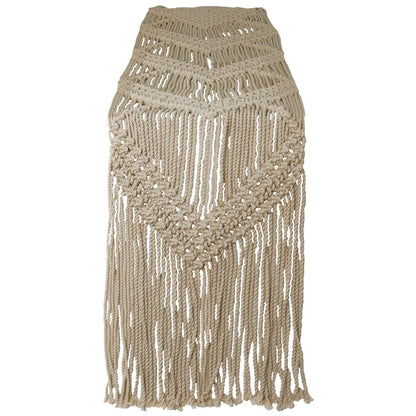 Ράνερ Τραπεζιού ArteLibre Μακραμέ Φυσικό Βαμβακερό 33x190cm - Hippiehome.gr