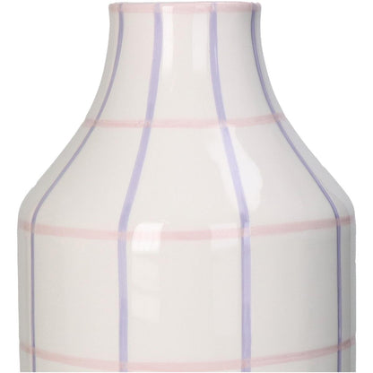 Βάζο ArteLibre Με Ρίγες Πολύχρωμο Δολομίτης 14x14x33cm - Hippiehome.gr