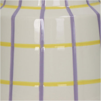 Βάζο ArteLibre Με Ρίγες Πολύχρωμο Δολομίτης 17.2x17.2x20.7cm - Hippiehome.gr