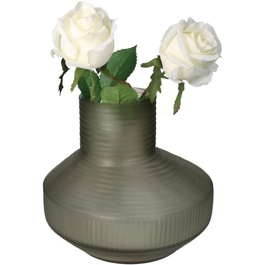 Βάζο ArteLibre Καφέ Γυαλί 23.5x23.5x20.5cm - Hippiehome.gr