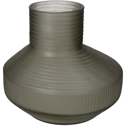 Βάζο ArteLibre Καφέ Γυαλί 23.5x23.5x20.5cm - Hippiehome.gr