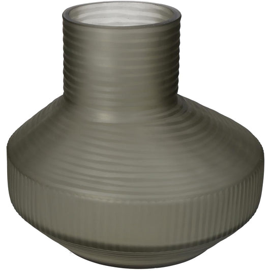 Βάζο ArteLibre Καφέ Γυαλί 23.5x23.5x20.5cm - Hippiehome.gr