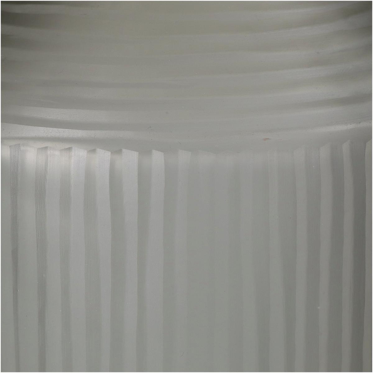 Βάζο ArteLibre Καφέ Γυαλί 17.5x17.5x35cm - Hippiehome.gr