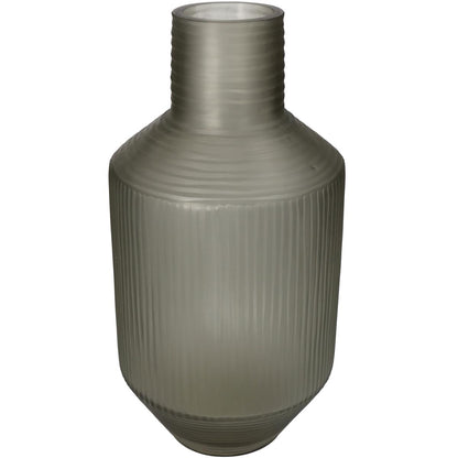 Βάζο ArteLibre Καφέ Γυαλί 17.5x17.5x35cm - Hippiehome.gr