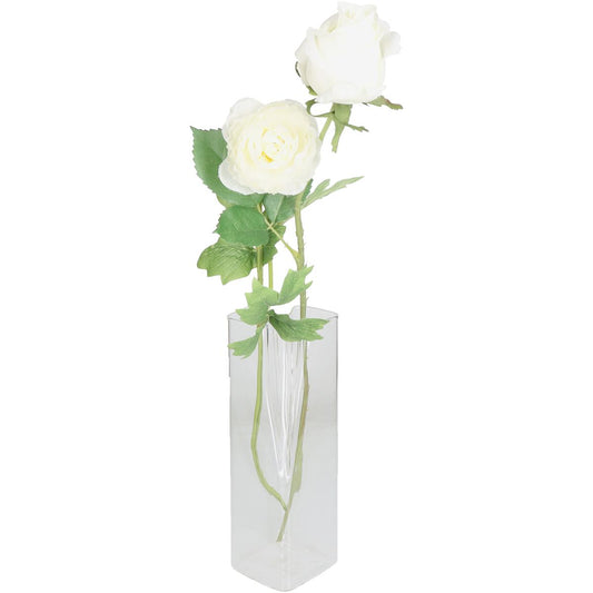 Βάζο ArteLibre Διάφανο Γυαλί 9.3x8x25cm - Hippiehome.gr