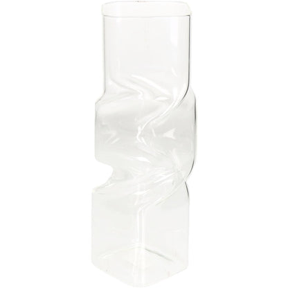 Βάζο ArteLibre Διάφανο Γυαλί 9.5x9.5x25cm - Hippiehome.gr