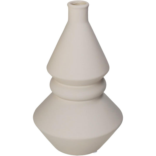 Βάζο ArteLibre Μπεζ Δολομίτης 14.3x14.3x23.8cm - Hippiehome.gr