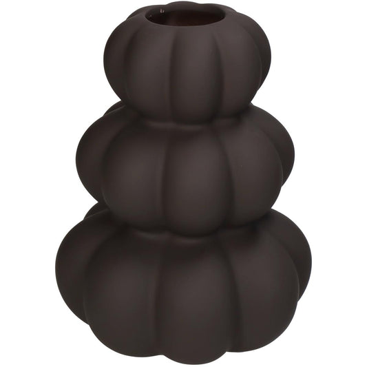 Βάζο ArteLibre Κολοκύθα Καφέ Δολομίτης 14.2x14.2x18.6cm - Hippiehome.gr