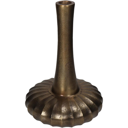 Βάζο ArteLibre Μπρονζέ Αλουμίνιο 20x20x26.5cm - Hippiehome.gr