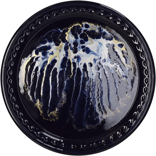 Δίσκος ArteLibre Μπλε Μέταλλο 47x47x2.5cm - Hippiehome.gr