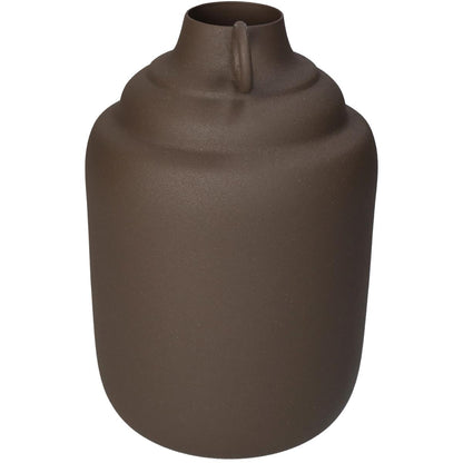 Βάζο ArteLibre Καφέ Μέταλλο 13x13x19.5cm - Hippiehome.gr