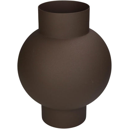 Βάζο ArteLibre Καφέ Μέταλλο 20x20x27cm - Hippiehome.gr