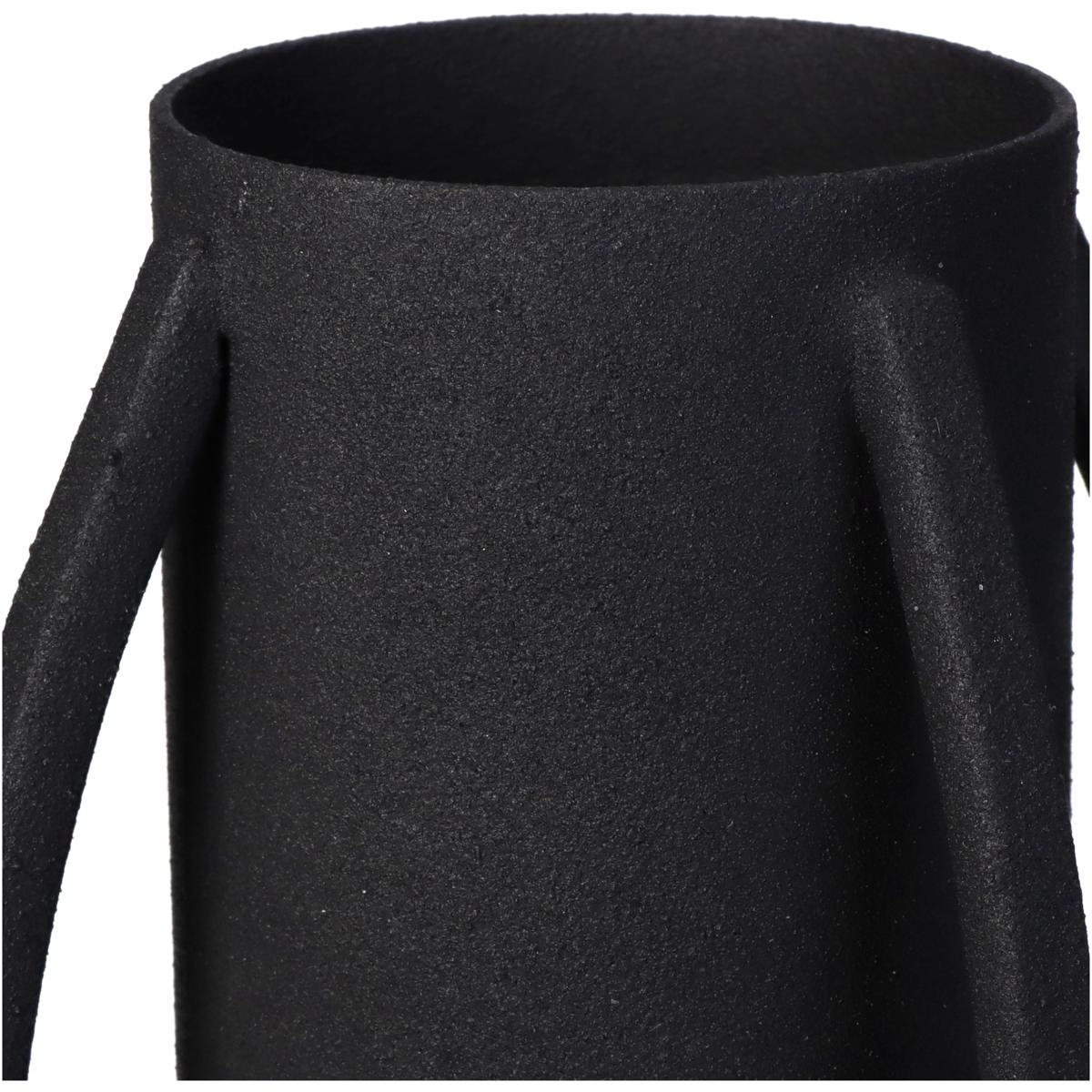 Βάζο ArteLibre Μαύρο Μέταλλο 11x11x24cm - Hippiehome.gr