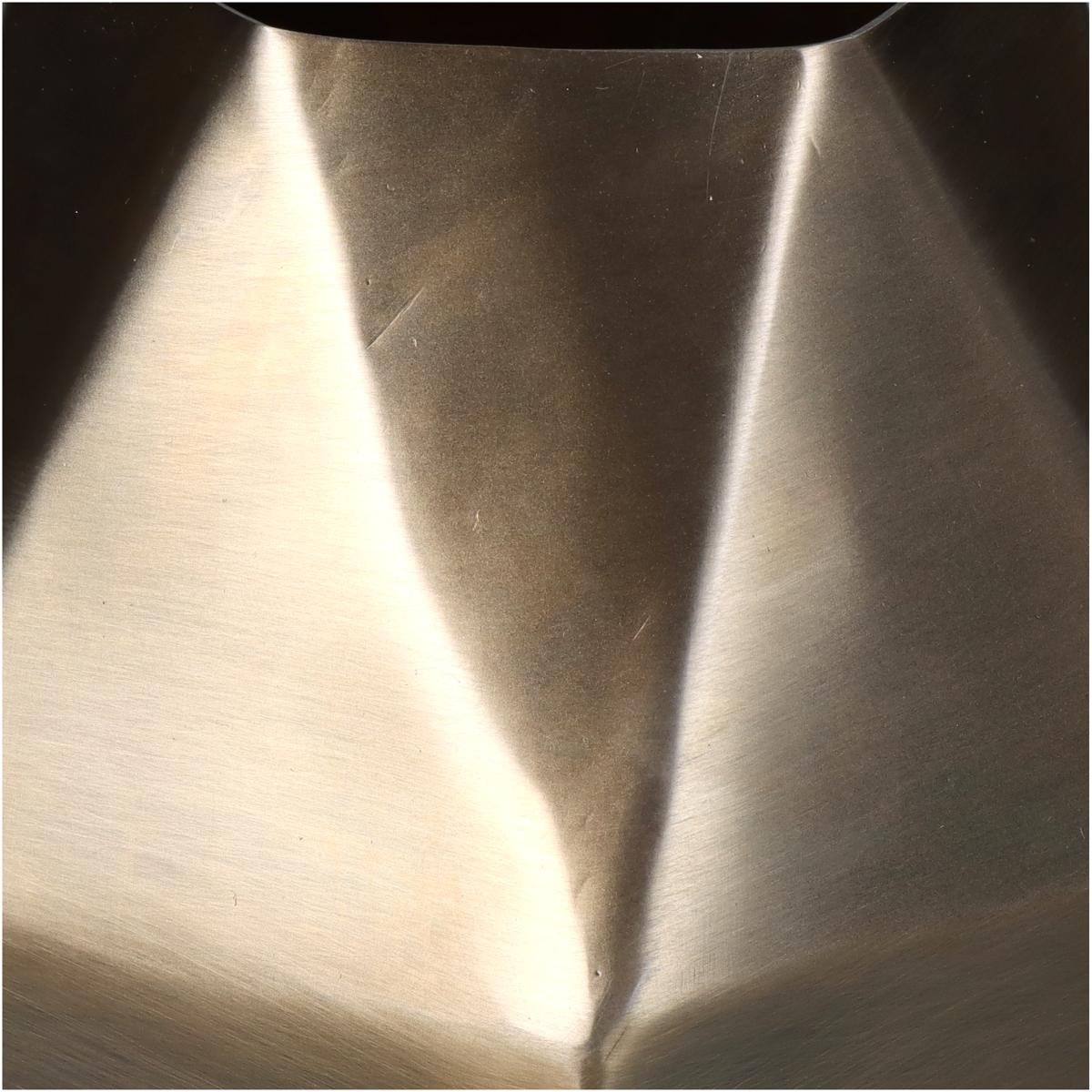 Βάζο ArteLibre Μπρονζέ Μέταλλο 11.5x11.5x25.5cm - Hippiehome.gr