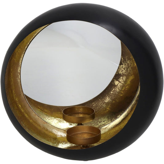 Καθρέπτης ArteLibre Μαύρο Μέταλλο 29x13x27cm - Hippiehome.gr