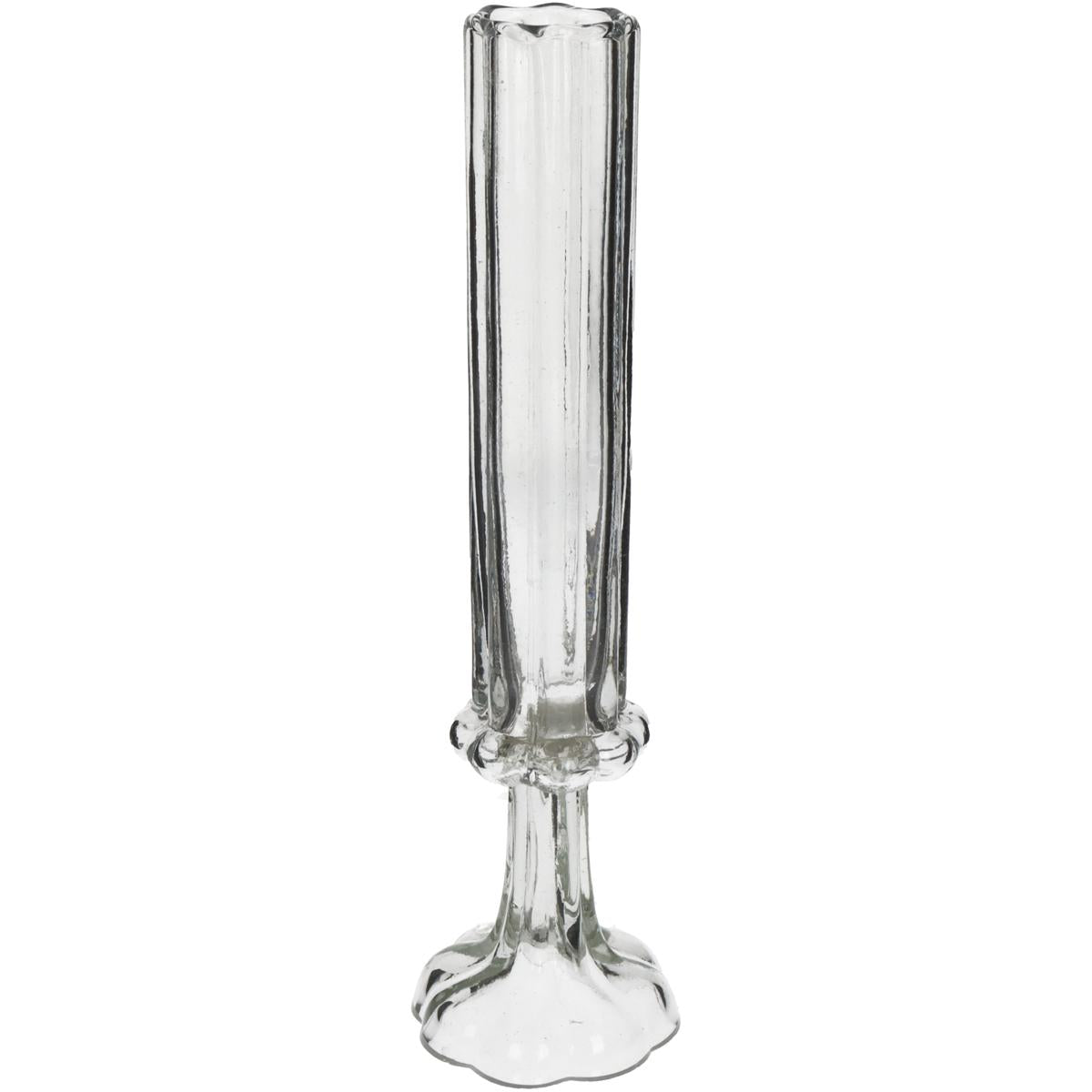 Βάζο ArteLibre Φλάουτο Χειροποίητο Διάφανο Γυαλί 8.5x8.5x33cm - Hippiehome.gr